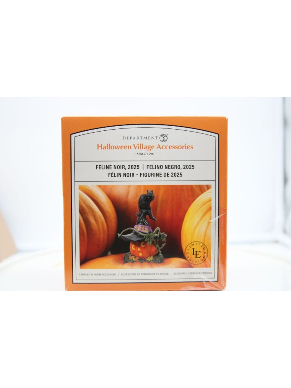 Dept 56 Halloween Village - Feline Nior, 2025